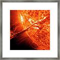 Solar Flare Framed Print