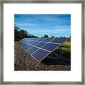 Solar Panels Mendocino County Framed Print