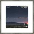A Sunset Somewhere In Wyoming Framed Print