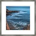 Song At The End Of Day--- Shell Beach Framed Print