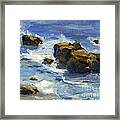 Soothed By The Sea... Framed Print