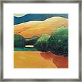 Soothing Glow Framed Print