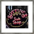 Sottini's Sub Shop Framed Print