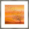 Soul Freedom Watercolor Painting Framed Print