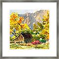 South Boulder Barn Framed Print