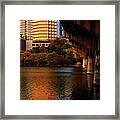 South Congress Bridge Framed Print