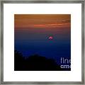 South Mountain Sunset Framed Print