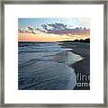 South Topsail Beach Sunset 2014 Framed Print