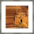 South Wall Of Mingun Pagoda Framed Print