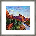 Southwest Evening Framed Print