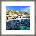 Spain, Balearic Islands, Mallorca, Cala Framed Print