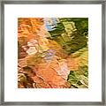 Spice Mosaic Abstract Square Framed Print