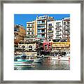 Spinola Bay In St. Julian, Malta Framed Print