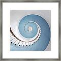 Spiral Staircase Framed Print