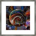Spiraling The Vatican Staircase Framed Print