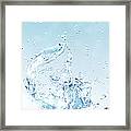 Splash Of Water Framed Print