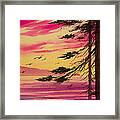 Splendid Sunset Bay Framed Print