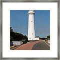 Split Point Lighthouse Framed Print