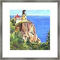 Split Rock Lighthouse Framed Print