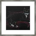 Spooky The Cat Framed Print