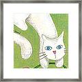 Spring Cat Framed Print