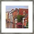 Spring On A Canal Framed Print