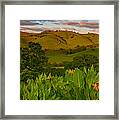 Spring Scene At Round Valley Framed Print