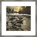 Spring Sunset Framed Print