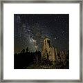 St Aloysius Ruin And The Milky Way Framed Print