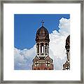 St Francis Xavier Cathedral Spires Framed Print