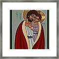 St. Joseph And The Holy Child 239 Framed Print