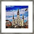 St. Louis Cathedral 2 Framed Print