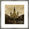 St Louis Cathedral - New Orleans Framed Print