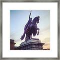 St. Louis Equestrian Statue Framed Print