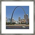 St Louis Skyline Framed Print