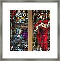 St. Margaret Mary Alacoque And Sacred Heart Of Jesus Framed Print