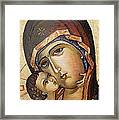 St. Mary And Jessus Framed Print