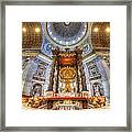 St Peter's Basilica Framed Print
