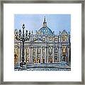 St. Peter's Square Framed Print