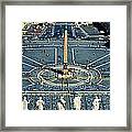 St Peters Square Panorama - Vatican - Rome Italy Framed Print