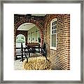 Stable At Carter's Grove Framed Print