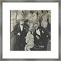 Staged Scene From The Play 'broadway' Framed Print