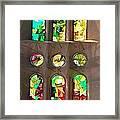 Stained Glass Windows Framed Print
