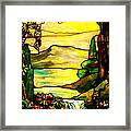 Stained Landscape 2 Framed Print