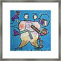Stained Tooth Framed Print