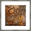 Stalactites In Lehman Cave, Great Basin Framed Print
