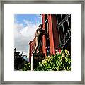 Stan Musial Statue Framed Print