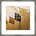 Standards Of The Knights Of The Templar Framed Print