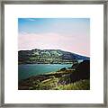 Standing On A Verrrry Windy Cliff Framed Print