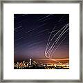 Starry Seattle From Kerry Park Framed Print